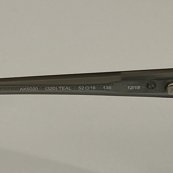 Anne Klein‎ Eyeglass Womens AK5020 320 52/16/135 07/14 Horn Rim Teal Frames Only - Picture 10 of 10